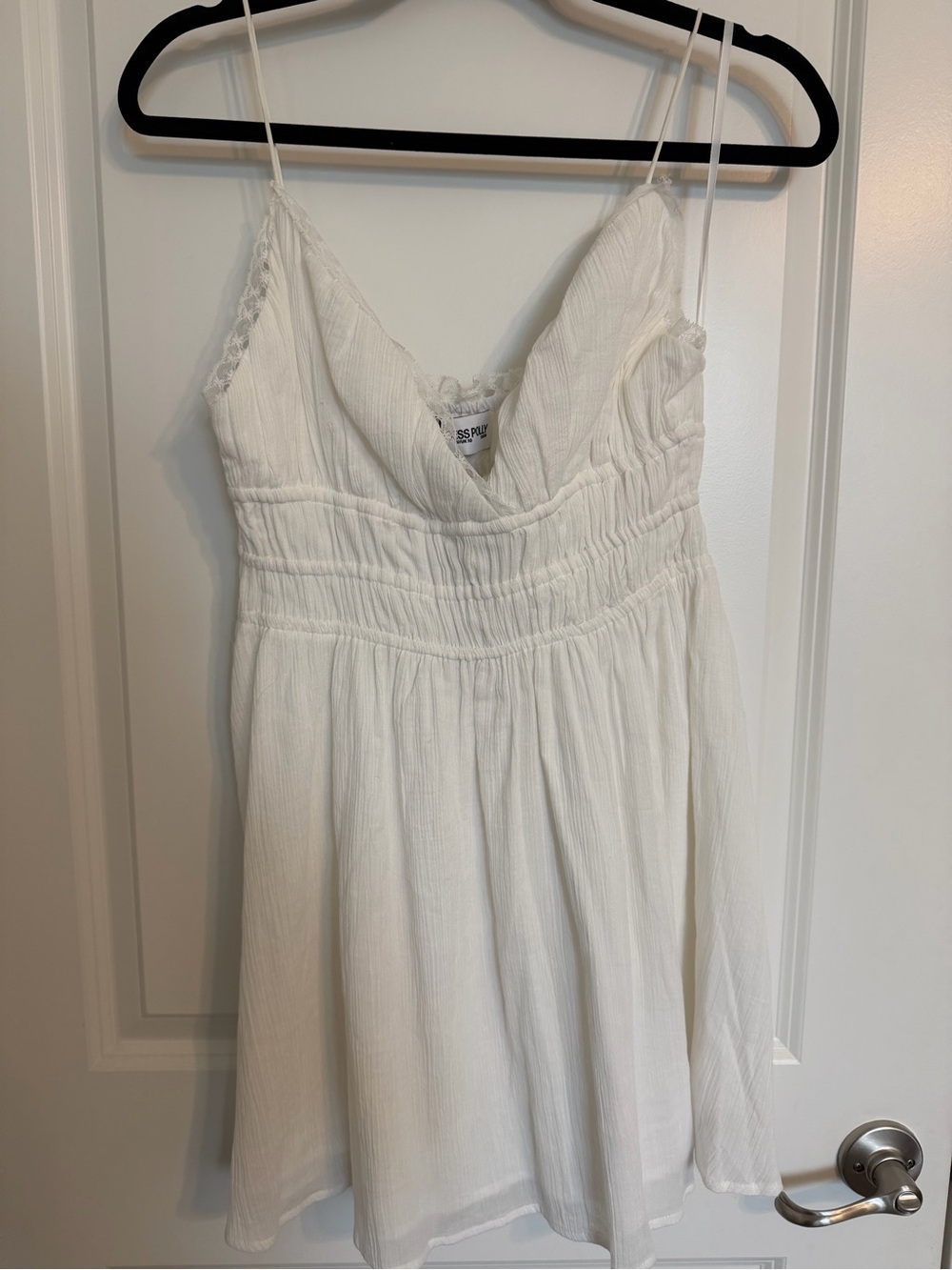Princess Polly White Mini Dress - Spaghetti Strap Sundress